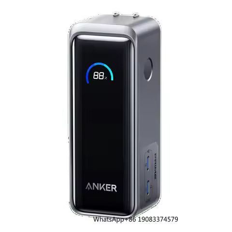 Anker Prime Power Bank 9600mAh 65W Fusion Charger Adapter High Capacity Lithium Battery Portable Wat