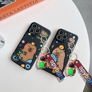 Cycling Capibala Phone Case For ITEL Power 70 S25 Ultra A90 A80 A70 S24 P65 A50C RS4 P55 S23 Plus A6