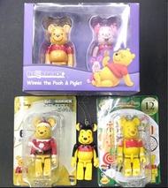 Medicom Toy Christmas party  Winnie the Pooh 100% bearbrick be@rbrick
