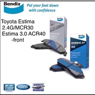 Toyota Estima MCR30 Bendix Front Brake Pad - Toyota Estima MCR30/ Caldina ST246
