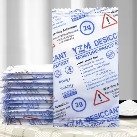 2/5/10/25/50g Calcium Chloride Desiccant Handicraft Leather Goods Shoes Clothing Wardrobe Moisture-p