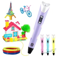 3D Drawing Pen Creative 3D Doodle Pen Adjustable Temperature LCD Display for DIY