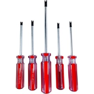 5 Set Pemutar Skru Jenis U, Pemutar Skru Magnetik Kepala U/U Tip CRV Alat Tangan Pelbagai Fungsi U1.