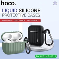 original hoco wb20 softcase airpods pro apple airpods pro case - hijau airpods pro