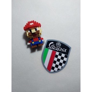 Italy Vespa checker shield sticker