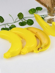 1入組塑膠香蕉保鮮創意香蕉形狀食物儲藏盒