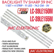 BACKLIGHT TV LED SHARP 39 INCH 39LE155 39LE150 39LE155M 39LE150M LC39LE155 LC39LE150 LC39LE155M LC39