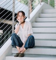 Behers - V Neck Top เสื้อคอวีแขนสั้น