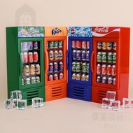 Mini Coke Magnetic Fridge Magnet Miniature Toys Supermarket Freezer Model Refrigerator Decoration Ph