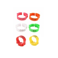 25Pcs Adjustable Chicken Foot Rings Inner Diameter 2~2.4cm Chicken Poultry Flexible Retractable Foot