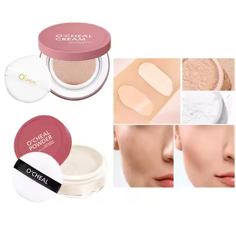 OCHEAL CC Cream Cushion Foundation Cream Long Lasting Moisturizing Concealer Foundation BB Cream For