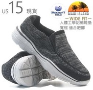US15 現貨 好萊塢明星最愛 MAUI island 氣墊紓壓系懶人休閒鞋 (大腳,大尺