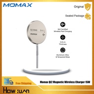 Qi2พกพา Q2.Mag Momax 15W เครื่องชาร์จแบตเตอรี่ไร้สายแม่เหล็ก