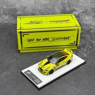 KM 1/64 Darwin BMW G82 M4 Comic Edition Static Alloy Diecast Car Model Toy Birthday Gift