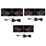 ishowmall.my❤️Led eye screen car three-color display car rear window LED display devil eye