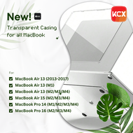 Crystal Clear Transparent Case For MacBook Air 2017 | MacBook Air 13 (Intel M1 M2 M3 M4) | MacBook A
