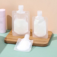 [SG STOCK]  Transparent Travel Portable Refill Bottle Lotion Shampoo Cosmetics Storage Bag Sealed Bag透明旅行便分装袋