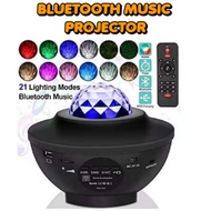 Bluetooth Music Projector Colorful LED Projector Lamp With Bluetooth Music