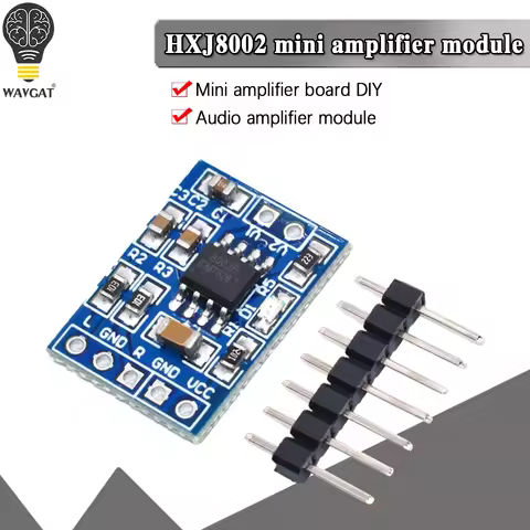 Mini HXJ8002 Audio Power Amplifier Board Module BTL Audio Amplifier Module 3W Mono Channel Voice Low