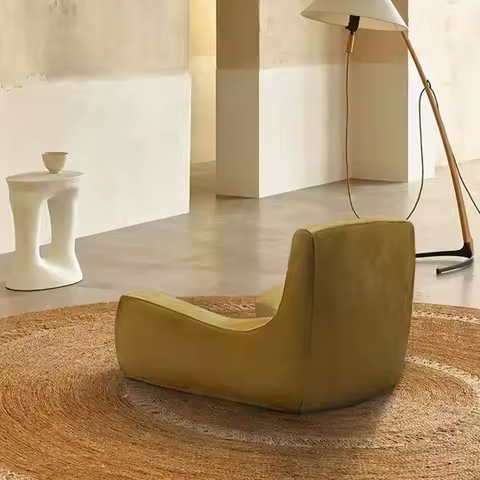 Meditation Back Chair, Meditation Cushion Cross-Leg Chair, Single Sofa Chair