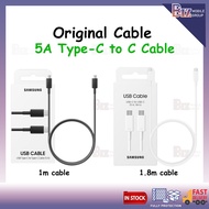 Samsung 5A USB Type C to Type C Cable 1 Meter / 1.8 Meter | Original New Set