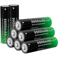 18650 Rechargeable Battery 9900mAh Lithium ion 3.7Volt Large Capacity Batteries for Headlamp Flashli