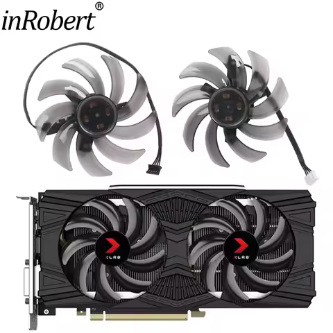 DIY 85mm FDC10H12S9-C Cooler Fan Replace For PNY GeForce RTX 2060 2070 8GB XLR8 Gaming Overclocked E