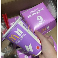 Bts MEAL MCD SAUCE CAJUN&CHILI||Bts MEAL PACKAGING||Nuggets&cola Container