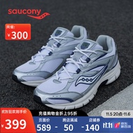 【电子表】Saucony索康尼2K PRM电子表千禧复古老爹鞋男女情侣同款休闲跑鞋运动鞋S79019 白银 42