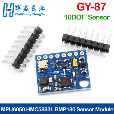 GY-87 10DOF Module MPU6050 HMC5883L BMP180 GY87 Sensor Module GY87 For Arduino