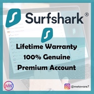 Surfshark VPN Premium Account fast delivery LIFETIME (Pc/IOS /Android) AUTORENEW Fastest VPN Warrant