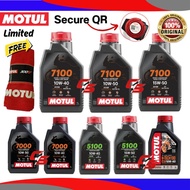 MOTUL 7100 7000 H-TECH 5100 FULLY & SEMI SYNTHETIC ORIGINAL 4T 10W40 10W50 15W50 1.2Liter 1Liter RS1