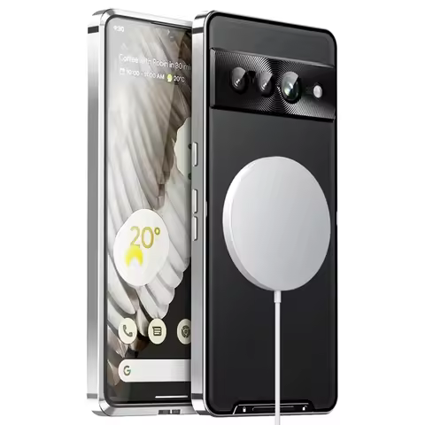 Shockproof Metal Armor Case For Google Pixel 7 8 9 Pro XL Case Magsafe Aluminum Frame Matte PC Cover