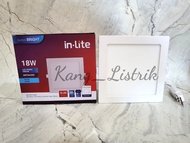 Lampu Downlight LED Panel Inlite 18Watt INBOW KOTAK / INPS628S 18Watt