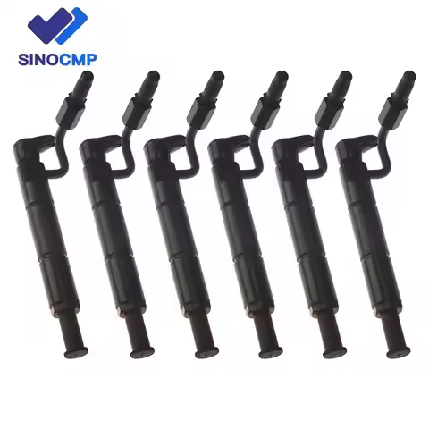 6PCS Fuel Injectors 5I-7706 5I7706 For CAT 3064 3066 S4KT S6KT Engine 312BL 320B 311B 312B 312BL 320