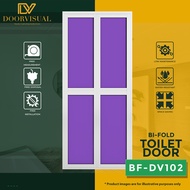 Aluminium Bi-fold Toilet Door Design BF-DV102 | BiFold Toilet Door Specialist Shop in Singapore