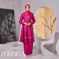 ZURDIYA  Baju Kebarung Labuh Klasik COTTON JAPAN Plain
