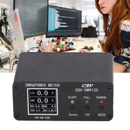 SWR ความถี่ SWR Meter SWR Power Meter 120W ดิจิตอลจอแสดงผลยืนเมตรความถี่สําหรับ FM AM SSB SWR เครื่อ
