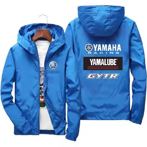 Yamaha GYTR Windproof Hooded Motorcycle Jacket 2026 Spring/Summer Unisex High-Quality Durable Outdoo