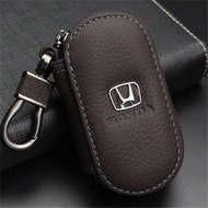 1PC Leather keys Holders Multifunction Bag Women &amp; Men Zipper Car Key Case For Honda Civic Accord Hrv Fit Crv Jazz City Cr-v CB400 Hornet Spoiler S2000