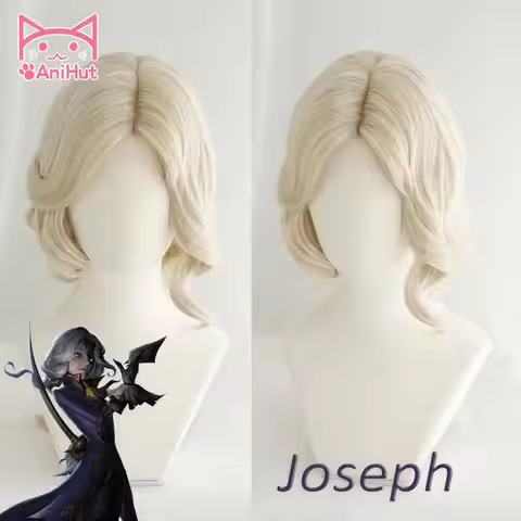 【AniHut】Photographer Joseph Wig Game Identity V Hunter Cosplay Wig Synthetic Hair Identity V Photogr