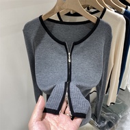 เสื้อสเวตเตอร์ถักแขนยาวผู้หญิง  （S-XXL）