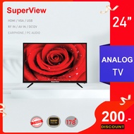 ทีวี SuperView LED TV ขนาด ทีวี24นิ้ว ทีวี ทีวี32นิ้ว tv ทีวี ทีวีจอแบน โทรทัศน์