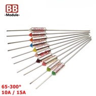 TF Thermal Fuse RY 10A 15A 250V 60℃-300℃ Temperature 152C/155/157/160/165/167/170/172/180/184/185/18