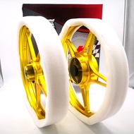 ( HOT ITEM ) KING DRAG SPORT RIM FG510 YAMAHA LC135 ( CHROME GOLD ) sp522