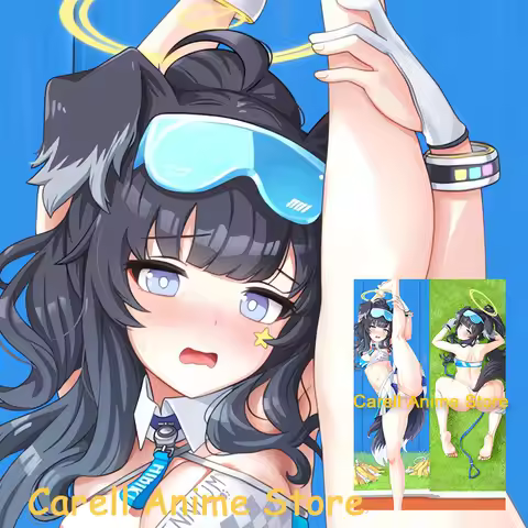 Dakimakura Nekozuka Hibiki Blue Archive Anime Double-Sided Print Life-size Body Pillow Cover Wifu