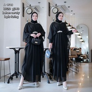 Black Kaftan 519 Muslim clothing Muslim clothingWanita Kaftan raya made of cerruty material