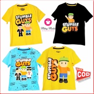Stumble Guys Gaming Game Kids Clothes for Boys | Boys' T-shirts | Boys' Gaming Games Tops 1-10 Years