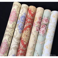 Self-Adhesive Wallpaper Wallpaper Bedroom Self-Adhesive Wallpaper European Flower Self-Adhesive Livi