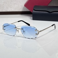 Car1 2026 New CT0092 Diamond Cut Edge Fashion Hip Hop Men Sunglasses ct Vacation Wear Women Sunglass